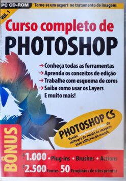 Dvd Original Curso Completo de Photoshop Volume 1 pc-cdrom