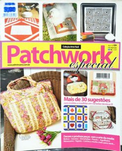 Coleção Arte Fácil Patchwork Especial Com Moldes + 30 Sugestões Nº 9