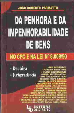 Da Penhora e da Impenhorabilidade de Bens - Doutrina / Jurisprudência