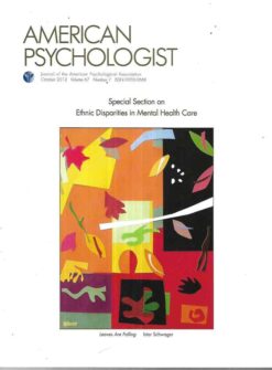 American Psychologist Vol 67 Nº 7 Out 2012 Inglês