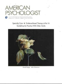 American Psychologist Vol 69 Nº 1 Jan 2014 Inglês