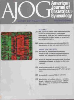 Ajog American Journal of Obstetrics & Gynecology Agosto Vol 8 Nº 7