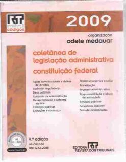 Coletânea de Legislação Administrativa Constituição Federal 9ª Edição