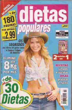Dietas Populares Edição Encadernada 2 Revistas Em 1-  Nº 1 e 69