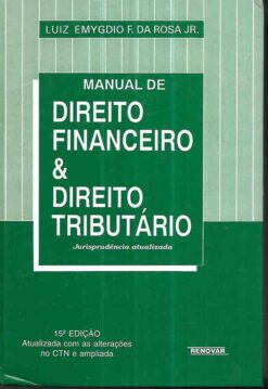 Manual Direito Financeiro Direito Tributário Luiz Emygdio
