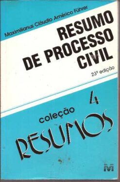 Resumo de Processo Civil 23ª Edição Coleção Nº 4