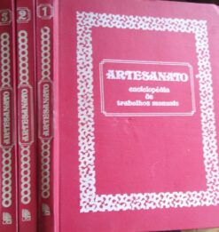 Artesanato Enciclopédia de Trabalhos Manuais 3 Volumes