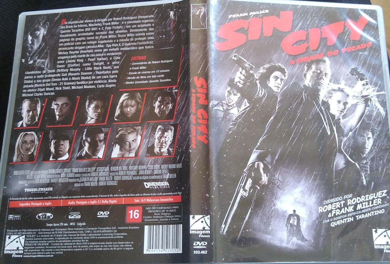 Dvd Original Sin City A Cidade Do Pecado Higino Cultural