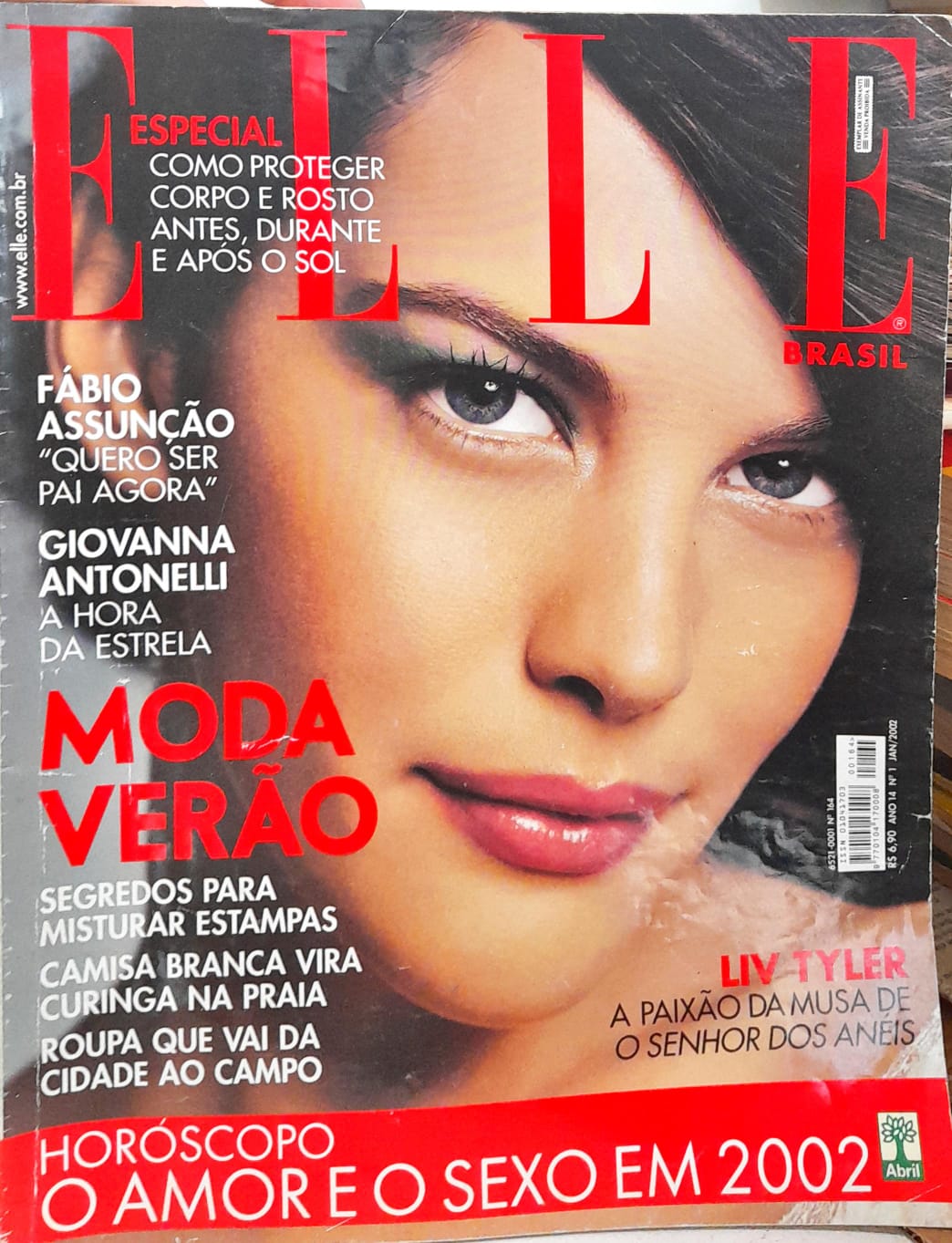 Revista Elle Ano 14 Nº 01 Janeiro 2002 - Higino Cultural