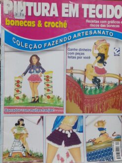 Artesanato  Pintura Em Tecido Nº 74 Bonecos e Crochê