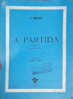 Partitura a Partida  para Piano - E. Becucci