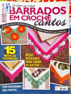 Artesanato Arte Com às Mãos Barrados Crochê Cantos Nº 7