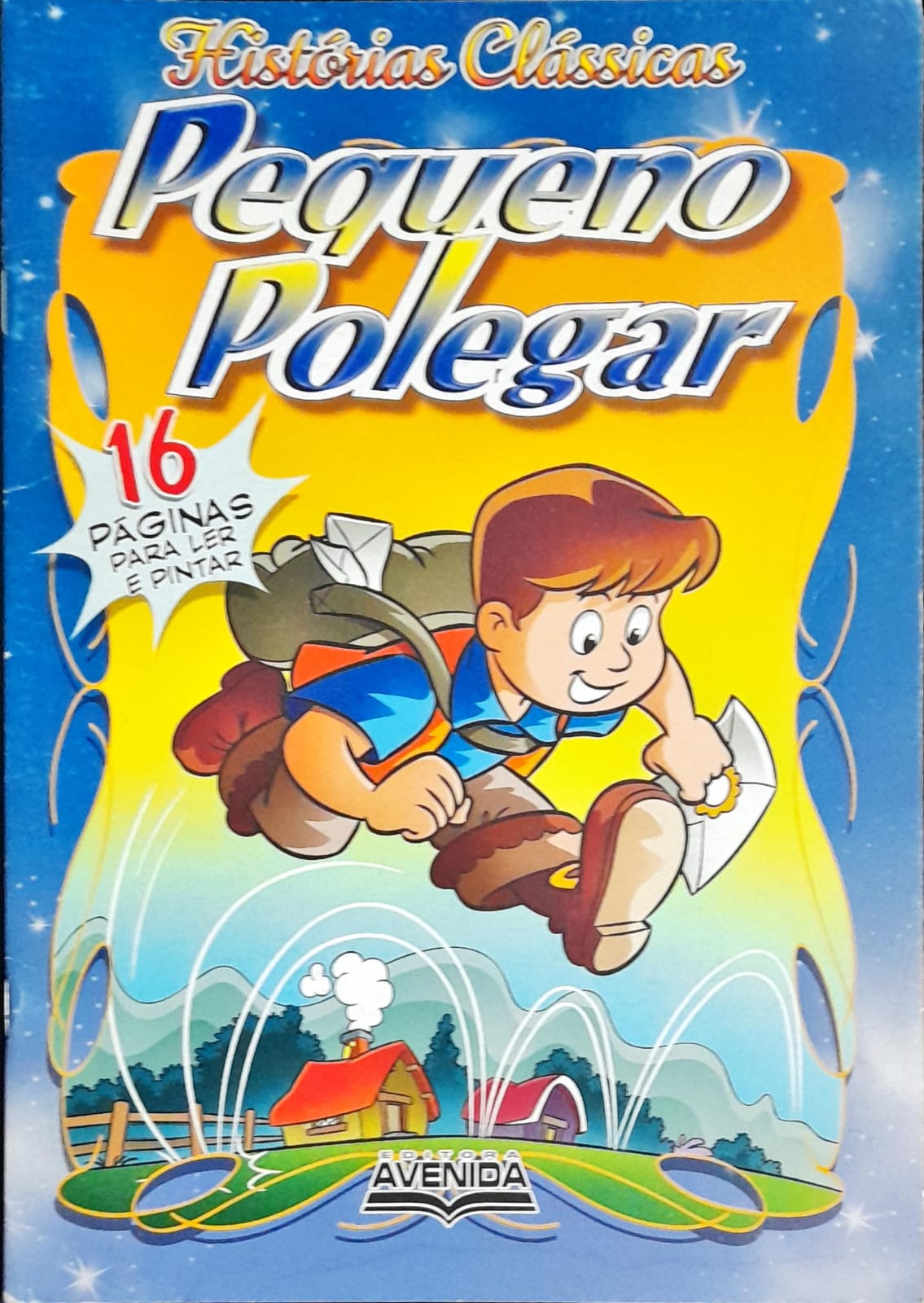 TM - O Pequeno Polegar - Clássicos Ilustrados Para Colorir