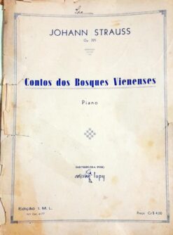 Partitura Piano Contos dos Bosques Vienenses - Johann Strauss