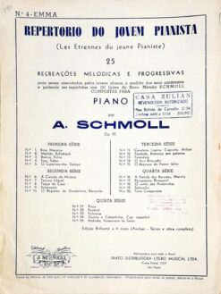Partitura Piano Nº 4 Emma - A. Schmoll Op. 50