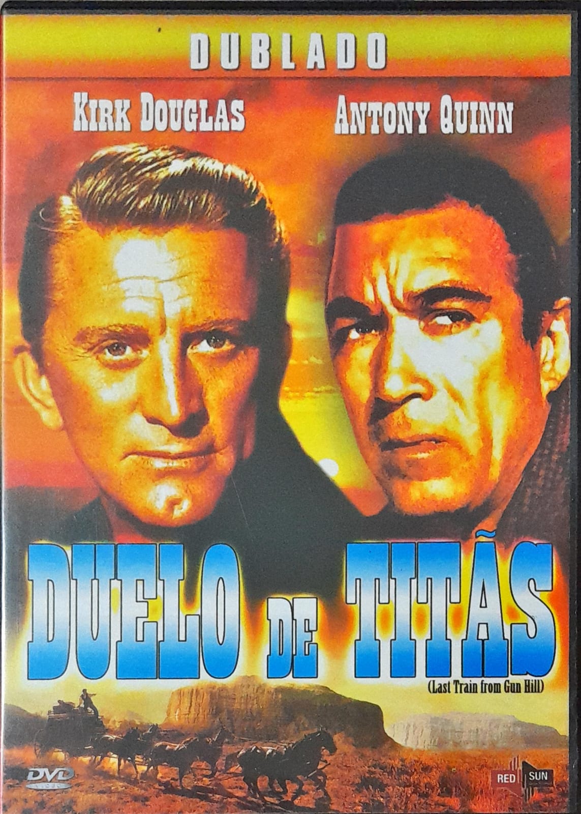 Dvd Original Duelo De Titãs Dublado Kirk Douglas Higino Cultural