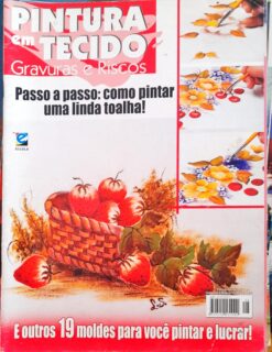 Revista  Pintura Em Tecido Gravuras e Riscos Nº 08