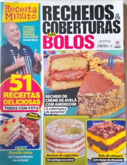 Revista  Recheios e Coberturas P Bolos Receita Minuto Ano 6 Nº 31