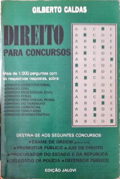 Direito para Concursos - Gilberto Caldas