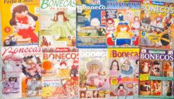 Kit 10 Revistas Bonecos e Bonecas de Pano