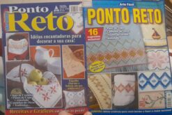 Revista Artesanato Yaranas Ponto Reto  Nº 58 e Arte Fácil Nº 05