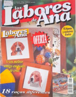 Revista Artesanato las Labores de Ana Punto de Cruz Nº 50
