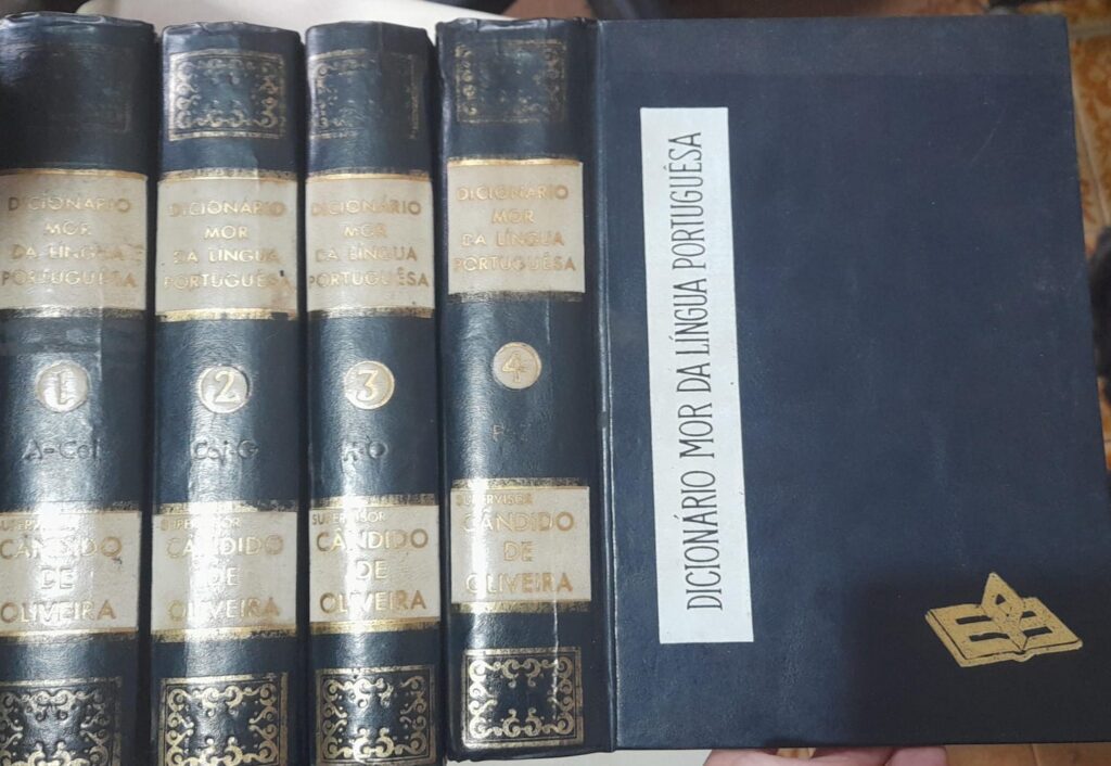 Coleção Dicionário Mor Da Língua Portuguesa 4 Volumes Higino Cultural