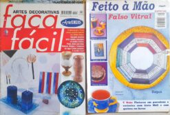 Revista Artesanato Artes Decorativas e Vitral Nº 13 e Nº 28
