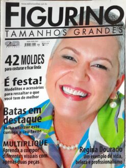 Revista Figurino Tamanhos Grandes Com Moldes  Ano 1 Nº 9