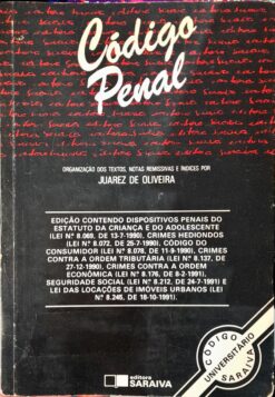 Código Penal - Juarez De Oliveira 7ª Ed.