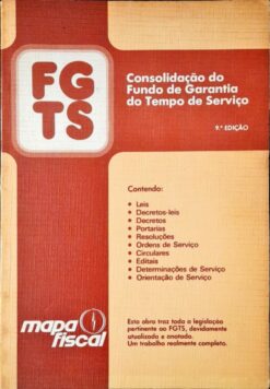 Consolidação Do FGTS 9ª Ed.