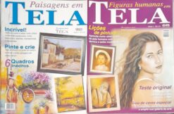Revista Artesanato Paisagem e Figura Humana Em Tela Nº 2 e 9