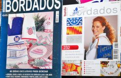 2 Revistas Bordados Nº 1 e Burda 851