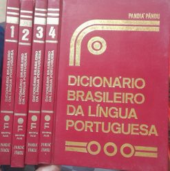 Coleção Dicionário Brasileiro Da Lingua Portuguesa 4 Volumes