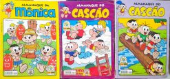 Kit A - Almanaque Cascão N° 19, 30 e Almanaque Mônica N° 25