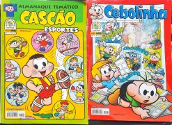 Kit F - Almanaque Temático Cascão n° 3 e Cebolinha n° 4.