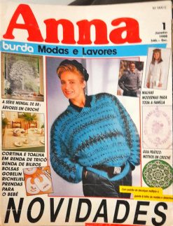 Revista Artesanato Anna Burda Nº 1 Janeiro 1988