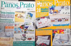 Revista Artesanato Bordado Em Panos De Prato Nº 26 e 14