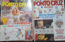 Revista Artesanato Fácil Fácil Ponto Cruz Nº 435b e Faça Fácil 15