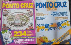 Revista Artesanato Fácil Fácil Ponto Cruz Nº 6B e Faça Fácil 10