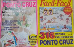 Revista Artesanato Fácil Fácil Ponto Cruz Nº Nº 437b e 410b