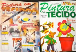 Revista Artesanato Pintura Em Tecido Nº 1 e 39