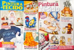 Revista Artesanato Pintura Em Tecido Nº 14 e 4