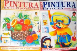 Revista Artesanato Pintura Em Tecido Nº 17 e 16