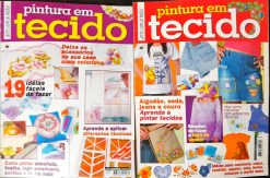 Revista Artesanato Pintura Em Tecido Nº 2 e 1