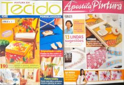 Revista Artesanato Pintura Em Tecido Nº 64 e 27