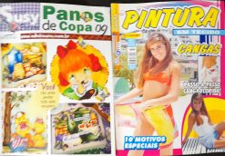 Revista Artesanato Pintura Em Tecido Susy Nº 9 e 3 Cangas