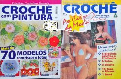 Revistas Crochê Com Pintura Nº 19 e CrochêNº 2
