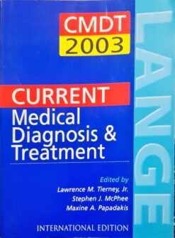 Current Medical Diagnosis And Treatment 2003 42ª Ed.