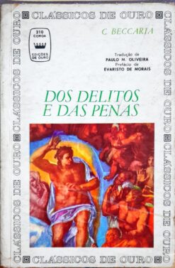 Dos Delitos E Das Penas - C. Beccaria Clássicos De Ouro